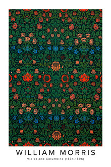 Art Classics, William Morris: Violet and Columbine - exhibition poster