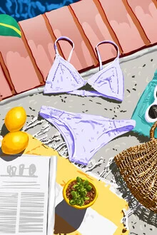 Illustration by Uma Gokhale: summer vibes featuring tropical elements