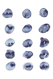 Illustration von Froilein Juno: sanfte Farben und abstrakte Formen, harmonische Komposition.