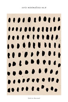Abstrakte Illustration mit sanften Farben und minimalistischem Design von Froilein Juno.