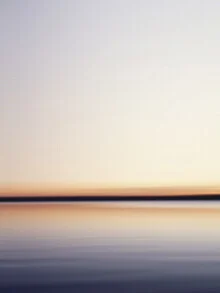 Photo art by Lena Weisbek: abstract colors, water, and sky in soft tones