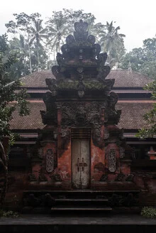 Photo art by Studio Na.hili: Hindu temple amidst palms in Balinese style.