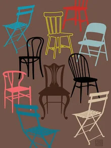 Many Chairs - Fineart photography by Laura Ljungkvist