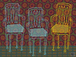 3 Chairs - Fineart photography by Laura Ljungkvist