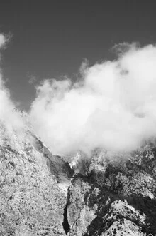 Wall art by Studio Na.hili: hiking through mountains and clouds, calm atmosphere