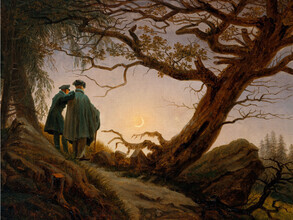 Art Classics, Caspar David Friedrich: Two Men Contemplating the Moon