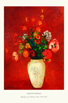 Art Classics, Odilon Redon exhibition poster - Bouquet in a Chinese Vase