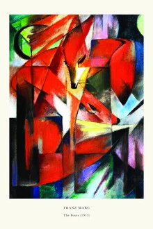 Franz Marc's Foxes - Fineart photography by Art Classics