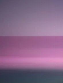 Colorful photo art by Lena Weisbek: abstract depiction of a sunset at the sea