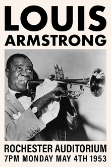 Vintage Collection, Louis Armstrong at the Rochester Auditorium (United States, North America)