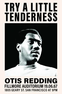 Photo art by Vintage Collection: Otis Redding performing in a concert hall
