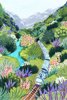 Sarah Gesek, Train Travel (United States, North America)