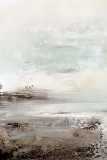 Abstract illustration by Dan Hobday: soft hills in a misty mood