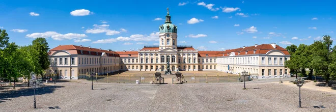 Photo art by Jan Becke: Charlottenburg Palace bathed in summer light
