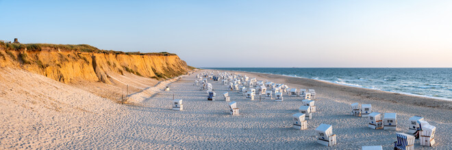 Jan Becke, Sunset at the Rotes Kliff on Sylt - Germany, Europe)