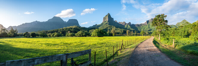 Jan Becke, Blick auf den Berg Tohiea auf der Insel Moorea - Französisch-Polynesien, Australien und Ozeanien)