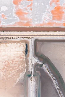Photo art by Felix Dorn: abstract depiction of salt extraction from above