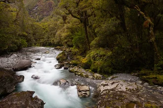 Photo art by Boris Buschardt: dramatic capture of a New Zealand canyon