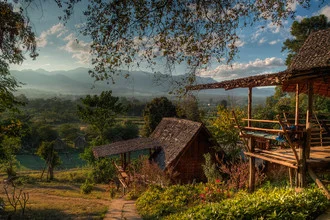 Photo art by Boris Buschardt: serene landscape capture in Pai, Northern Thailand