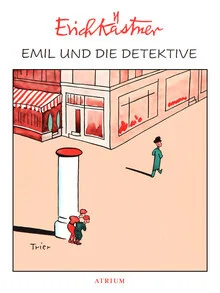 Wandbild von Walter Trier: Buchcover für Erich Kästners Emil und die Detektive