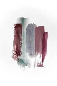 Abstract watercolor illustration with earthy tones and gentle brush strokes