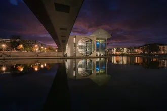 Photo art by Patrick Noack: Berlin government district at sunrise