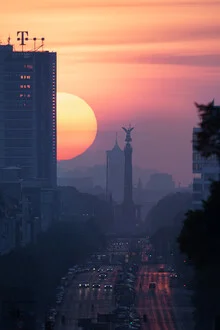 Photo art by Patrick Noack: morning atmosphere in the streets of Berlin