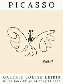 Illustration by Art Classics: stylized butterfly in soft beige tones