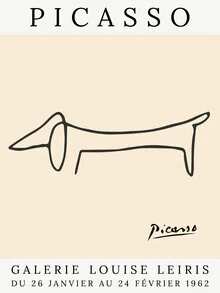 Picasso Dog – beige - Fineart photography by Art Classics