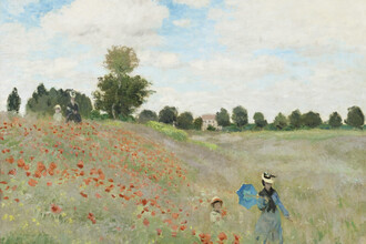 Art Classics, Claude Monet: Das Mohnfeld bei Argenteuil (Frankreich, Europa)