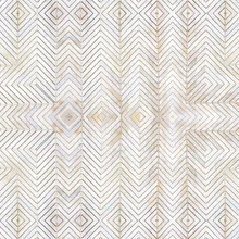 Wall art with a geometric pattern in soft, neutral tones