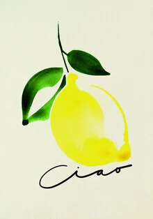 Illustration by Ekaterina Koroleva: a cheerful lemon motif with Italian vibes