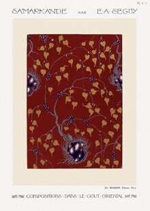 Art Classics, E. A. Séguy: Samarkande Art Nouveau floral pattern