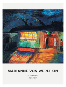 Art Classics, Marianne von Werefkin: Storm Wind (1915-1917) - exhibition poster