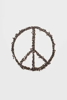 Photo art by Studio Na.hili: coffee cups and peace theme in soft tones