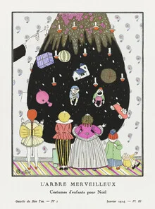 Wall art depicting a whimsical tree, gentle colors, and a nostalgic style.