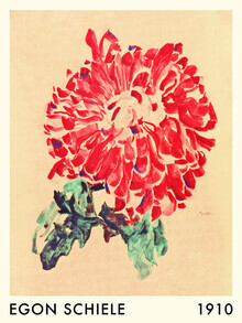 Art Classics, Egon Schiele: Red Chrysanthemum (1910) (Austria, Europe)