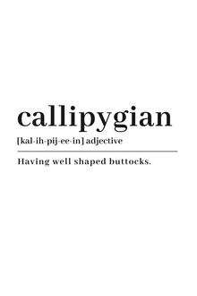 Typo Art, Callipygian (Germany, Europe)