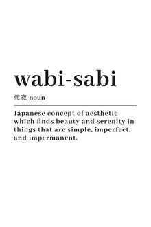 Typo Art, Wabi-Sabi (Germany, Europe)