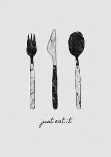 Wall art by Orara Studio: playful illustration featuring food quote