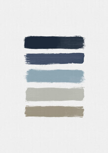 Orara Studio, Blue & Taupe Stripes (Hong Kong, Asia)