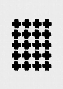 Abstract black and white photo art featuring geometric shapes and clear lines.