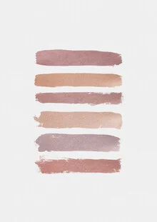 Photo art in soft rose tones, featuring subtle stripes and brushstrokes.