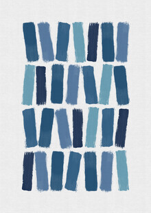 Orara Studio, Blue Brush Strokes (United Kingdom, Europe)