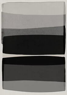 Black and white photo art by Orara Studio: modern abstract composition