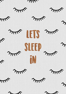 Orara Studio, Bedroom Quote Let's Sleep In (United Kingdom, Europe)