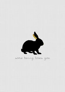 Photo art by Orara Studio: a sweet bunny with a loving message