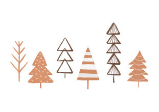 Orara Studio, Winter Trees Illustration (Hong Kong, Asia)