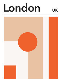 Typo Art, London City Poster (Germany, Europe)