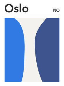 Typo Art, Oslo City Poster (Germany, Europe)